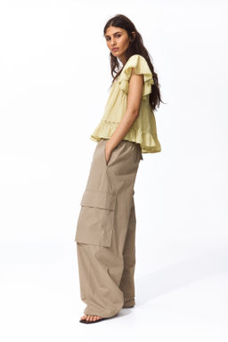Blusa con inserciones de encaje - H&m фото 8