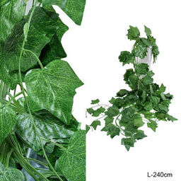 Искусственные листья Лианы 12 штук 2,4 м / 149NA-22 /уп 5/100/ - Галеонтрейд фото 4