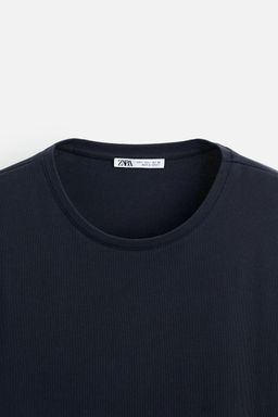 BASIC SLIM FIT T-SHIRT - Zara фото 25