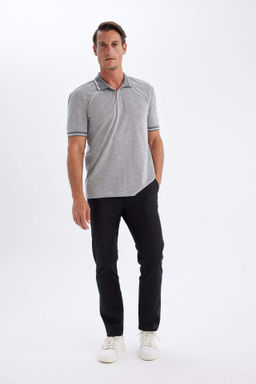Regular Fit Normal Kesim Yazl?k Duz Paca Chino Kanvas Pantolon - Defacto фото 8
