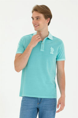 Мужская мятная базовая футболка - U.s. polo assn фото 10