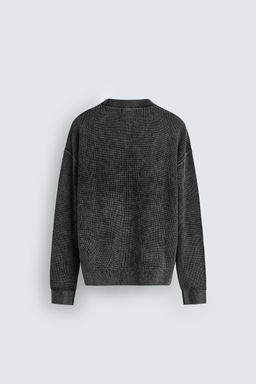 JERSEY ESTRUCTURA CANAL? LAVADO / Negro - Zara фото 8