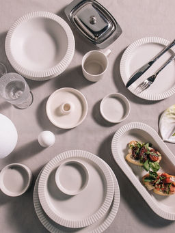 УЦЕНКА Набор тарелок глубоких 2 шт. Magistro Jarwah Lausanne 21.3×4 см, серый