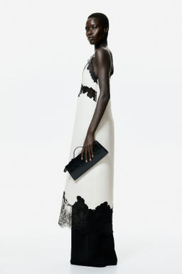 Vestido de tirantes con inserciones de encaje - H&m фото 4