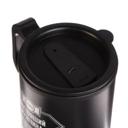 Термокружка автомобильная, 450 мл, Настоящий мужчина, сохраняет тепло 4 ч, 12?17 см