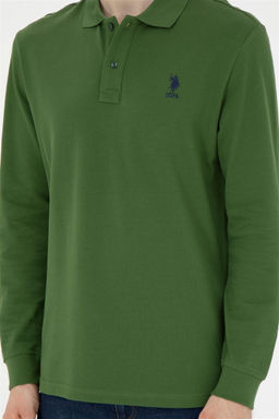 Мужской зеленый базовый свитшот Неожиданная скидка в корзине - U.s. polo assn фото 6