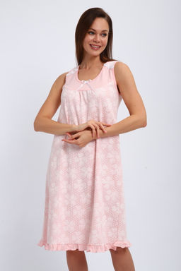 Ночная сорочка из кулирки Василиса персиковый