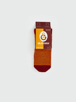 Galatasaray Bask?l? Erkek ?ocuk Soket ?orap 3l?