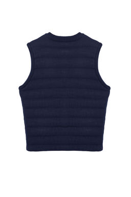 Trendyolmilla Lacivert Fermuarl? Bisiklet Yaka Regular Yelek TWOAW25YE00020 фото 7