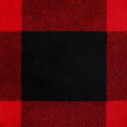 Плед Этель "Клетка черно-красн" 150*200 см,100% п/э, корал-флис 220 гр/м2