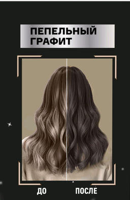 INFINITY Маска оттеночная ultra gloss пепельный графит, 250 мл CONCEPT