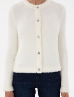 Ekru Slim Fit Triko H_rka - Pierre cardin фото 6