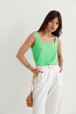 9266 Топ базовый салатовый - Martichelli фото 8