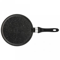 Сковорода блинная с тефлоновым покрытием д24см "Гранит Induction", h2см, s0,3см, ручка из термостойкого пластика (Россия) Подходит для всех видов плит, включая индукционную.