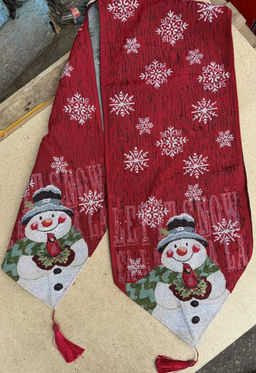 Дорожка Новогодняя на стол гобеленовая, 180х33 см микс (без выбора рисунка) - Birhome фото 2