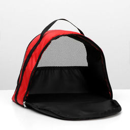 Сумка - переноска для животных, оксфорд, 36 х 17 х 25 см, красная - Пижон фото 4