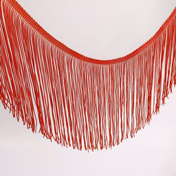 Тесьма декоративная «Бахрома», 20 см, 5±0.5 м, красная