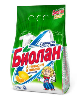 БИОЛАН-АВТОМАТ стир.порошок 2400гр Апельсин и лимон (К-737-4/73-4)