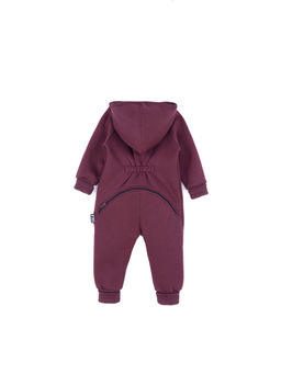 Комбинезон с клапаном и капюшоном Марсала утепленный - Bungly фото 3