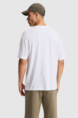 Erkek Beyaz Comfort Fit Bisiklet Yaka Ti__rt - U.s. polo assn фото 5