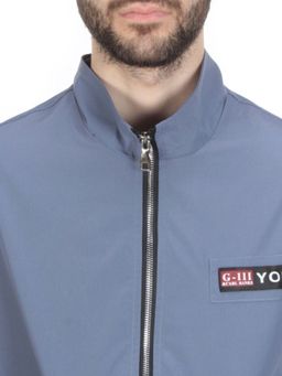 11133 GRAY/BLUE Ветровка мужская Bluoltre (100% полиэстер) - Fashion фото 10