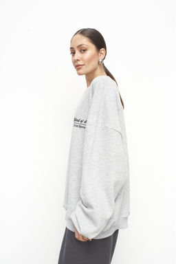Свитшот Wind of change Light Grey - Erist store фото 4