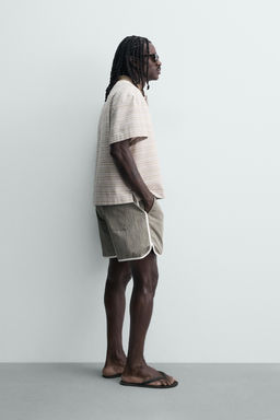 CAMISA POLO RELAXED FIT RAYAS / Lima - Zara фото 4