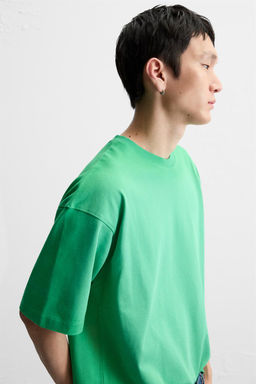 RELAXED FIT SPRAY WASH T-SHIRT - Zara фото 22