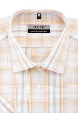 Сорочка мужская короткий рукав GREG 155/301/28/Z