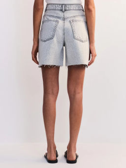 Джинсовые шорты А-силуэта ZR2605092303-107 / Zarina