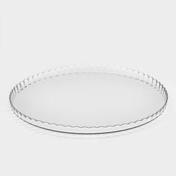 Блюдо Patisserie, d=32.2 см, стекло, прозрачное