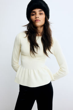 Top de punto con peplum - H&m фото 2