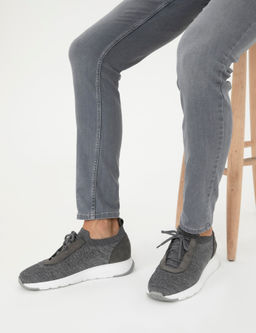 Antrasit Eva Taban Sneaker Ayakkab_