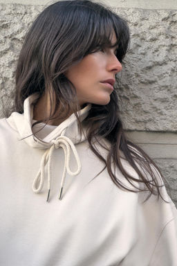 WASHED-EFFECT INTERLOCK SWEATSHIRT - Zara фото 7