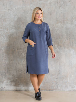 Платье 1373 джинсовый