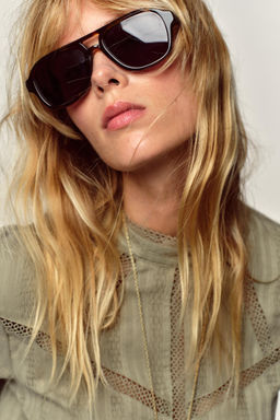 ROMANTIC LACE TRIM SHIRT - Zara фото 3