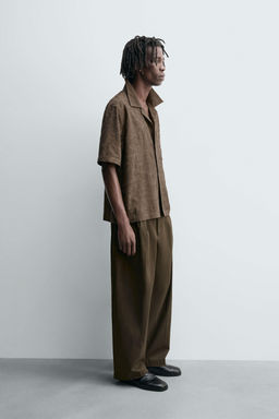 FLORAL JACQUARD SHIRT - Zara фото 4