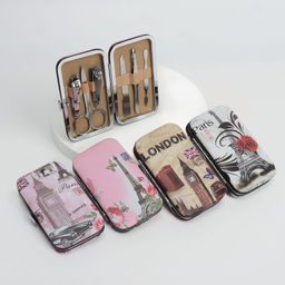 Набор маникюрный Пейзаж, 6 предметов, в футляре, МИКС