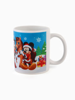 Кружка новогодняя сублимация «Лошадь» 320 мл, Микки Маус