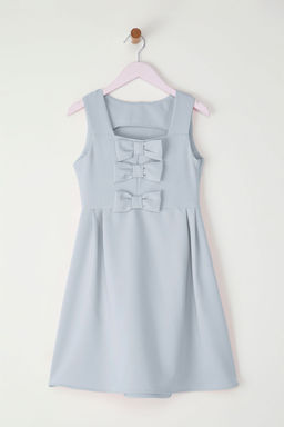 Pembe Kurdele Detayl? Mini Me Anne-K?z Bayraml?k Dokuma Elbise TKDSS25EL00046 - Trendyolmilla фото 15