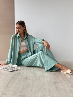 10005 Брюки летние фисташковые - Martichelli фото 3