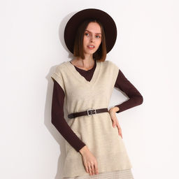 Ремень женский, ширина 3 см, винт, пряжка метал, цвет коричневый - Simaland фото 3