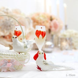 Голубь декоративный 15 см / SH0938 /уп 2/600/ Акция - Галеонтрейд фото 2