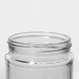 Банка для сыпучих Доляна «Премиум», 350 мл, 10×8 см, с металлической крышкой, с местом под надпись, стекло, прозрачная