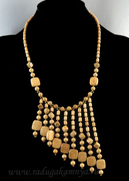 Украшения из дерева - Колье, 58см