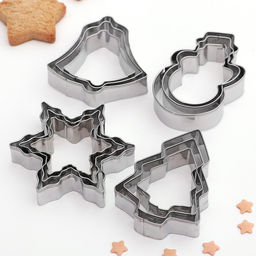 Набор форм для вырезания печенья Доляна Рождество, 12 шт.