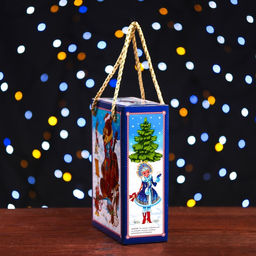 Подарочная новогодняя коробка «Квартет», упаковка, 16.5×7.9×20.8 см