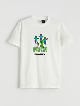 Minecraft Bask?l? Erkek ?ocuk Ti??rt