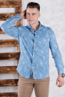 рубашка 
 17.2527-MAVI - Tricko фото 3