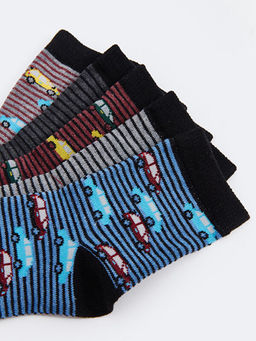 Desenli Erkek ?ocuk Soket ?orap 5li - Waikiki фото 3